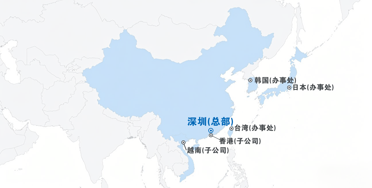 朋威科技企业版图分布图